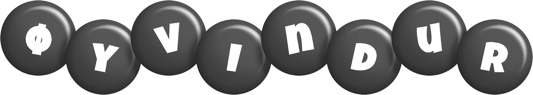 Øyvindur candy-black logo