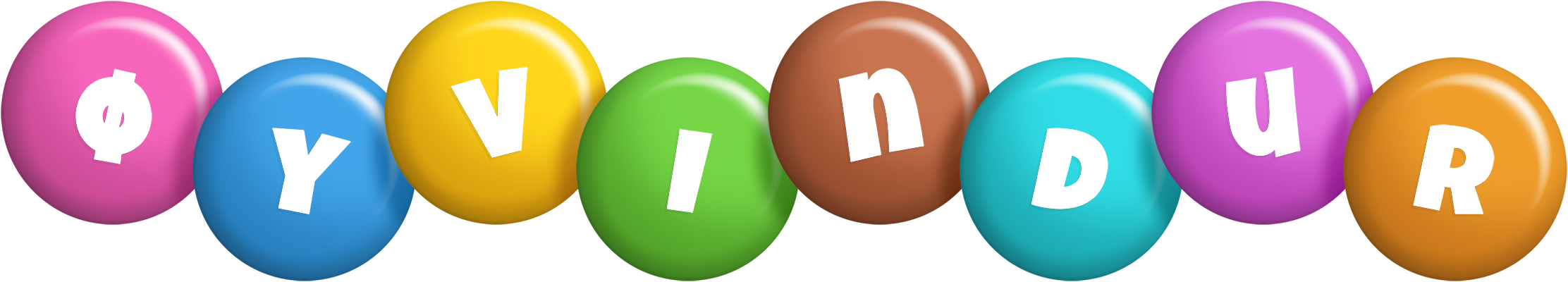 Øyvindur candy logo