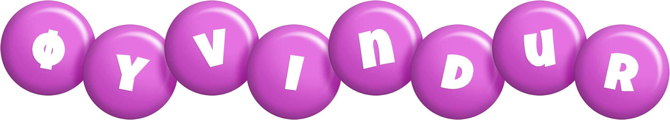 Øyvindur candy-purple logo