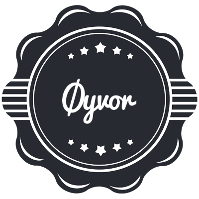 Øyvor badge logo