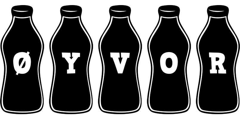 Øyvor bottle logo