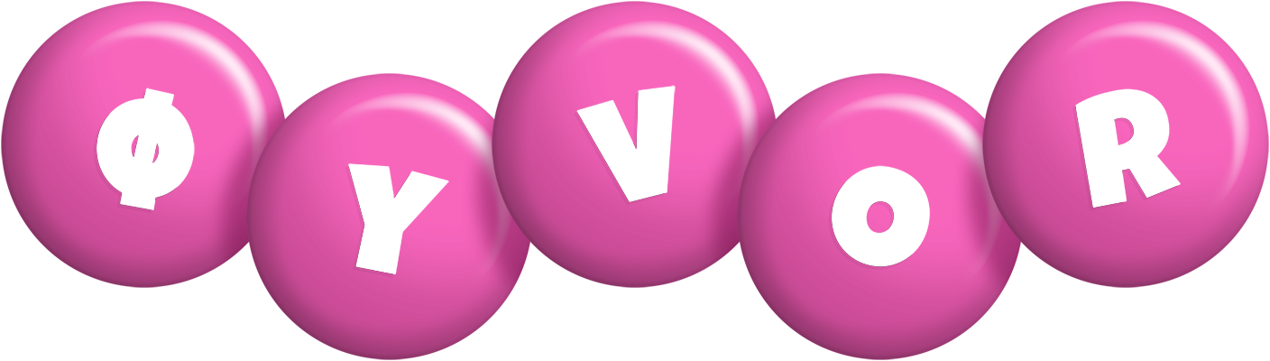 Øyvor candy-pink logo
