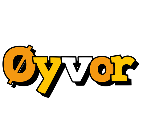 Øyvor cartoon logo