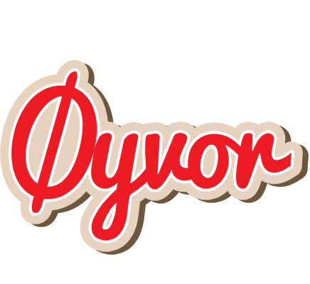 Øyvor chocolate logo