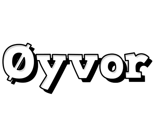 Øyvor snowing logo