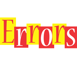 ERRORS logo effect. Colorful text effects in various flavors. Customize your own text here: https://www.textgiraffe.com/logos/errors/