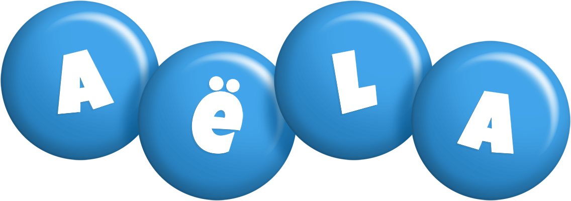 Aëla candy-blue logo