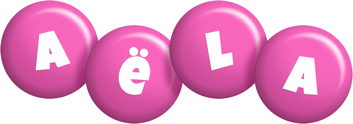 Aëla candy-pink logo