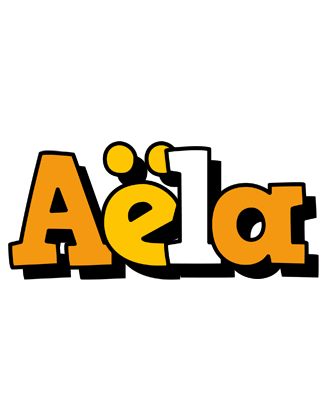 Aëla cartoon logo