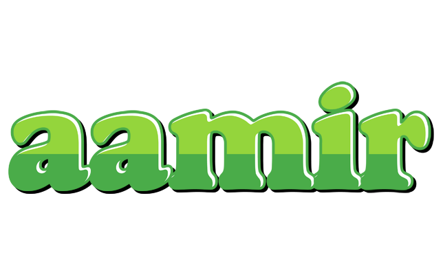 Aamir apple logo