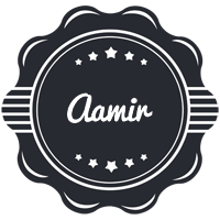 Aamir badge logo