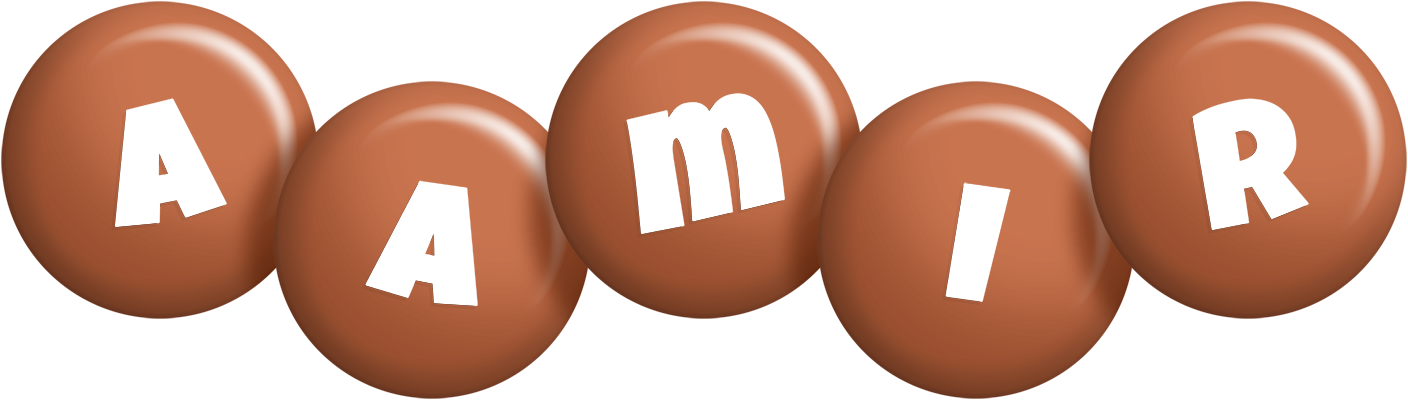 Aamir candy-brown logo