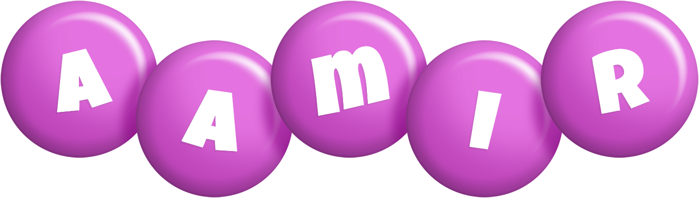 Aamir candy-purple logo