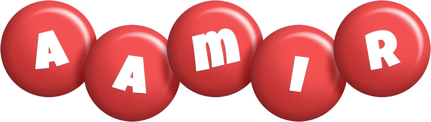 Aamir candy-red logo
