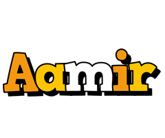 Aamir cartoon logo