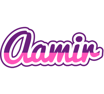 Aamir cheerful logo