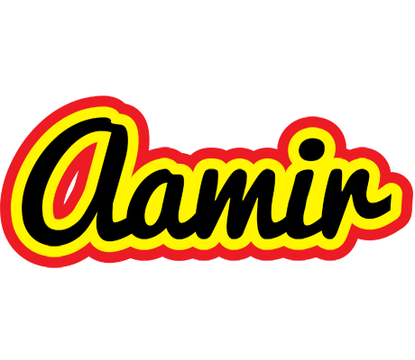 Aamir flaming logo