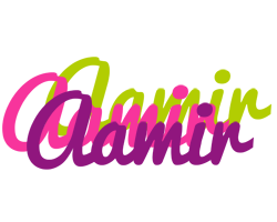 Aamir flowers logo