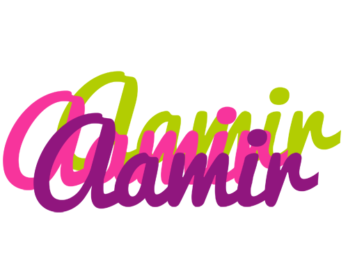 Aamir flowers logo