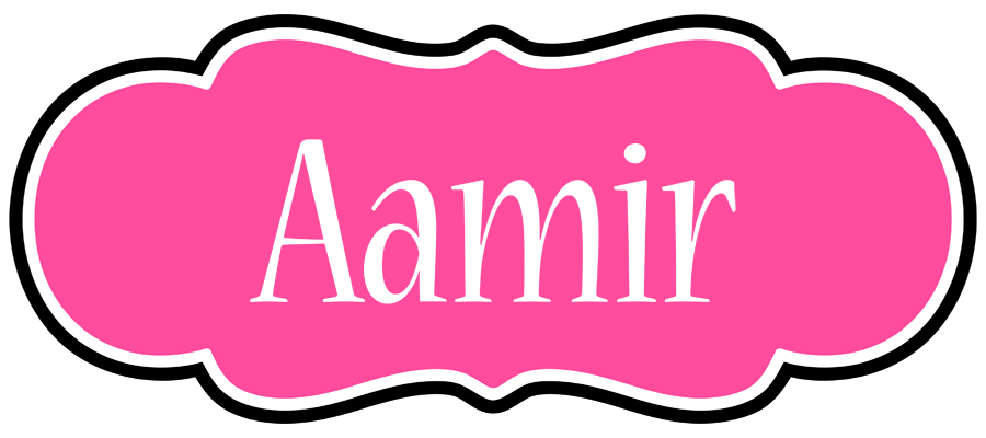 Aamir invitation logo