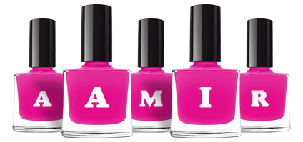 Aamir nails logo