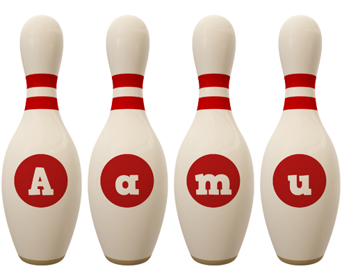 Aamu bowling-pin logo