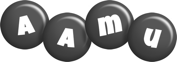 Aamu candy-black logo