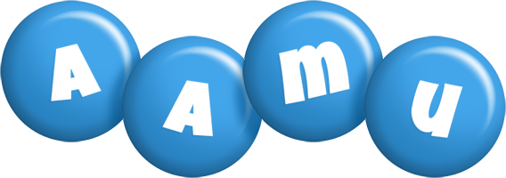 Aamu candy-blue logo