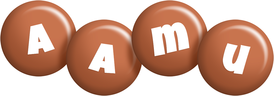 Aamu candy-brown logo