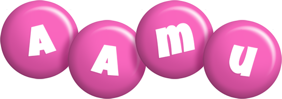 Aamu candy-pink logo