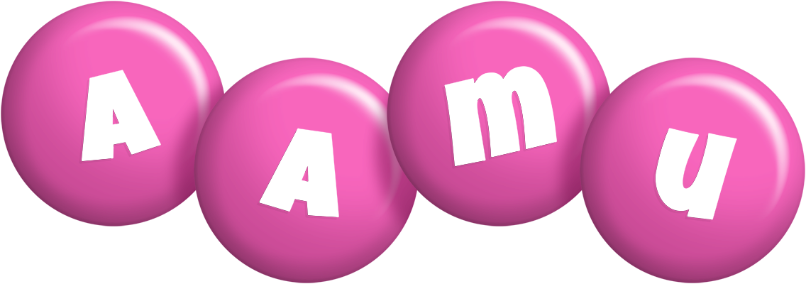 Aamu candy-pink logo