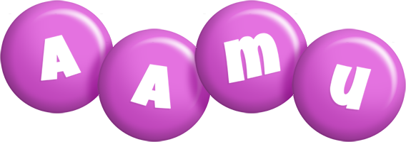 Aamu candy-purple logo