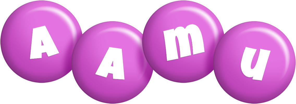 Aamu candy-purple logo