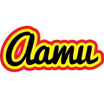 Aamu flaming logo