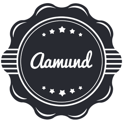 Aamund badge logo