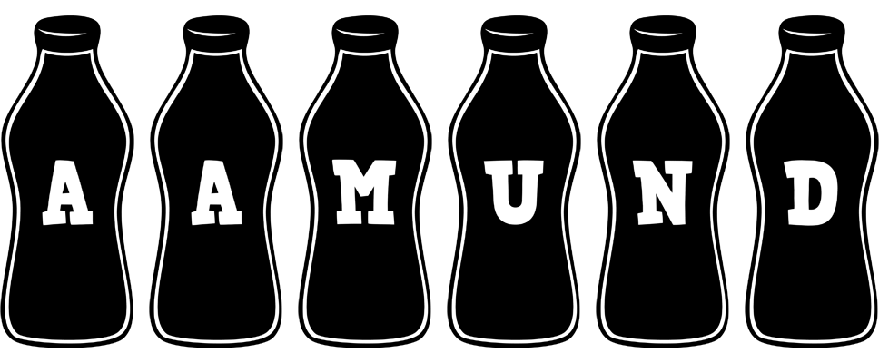 Aamund bottle logo