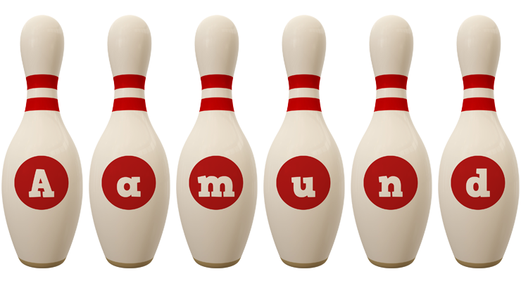 Aamund bowling-pin logo