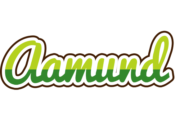Aamund golfing logo