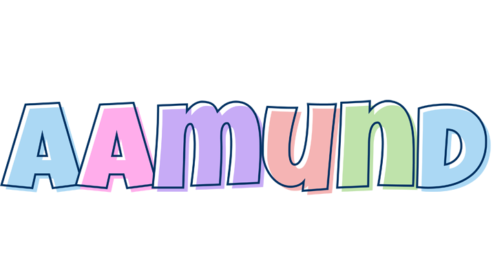 Aamund pastel logo