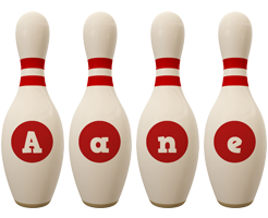 Aane bowling-pin logo