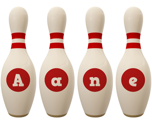 Aane bowling-pin logo