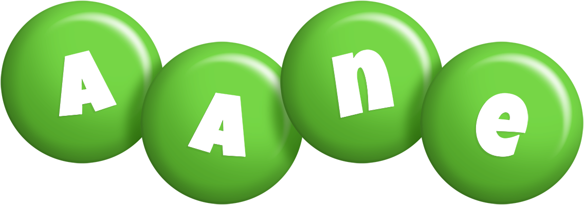 Aane candy-green logo