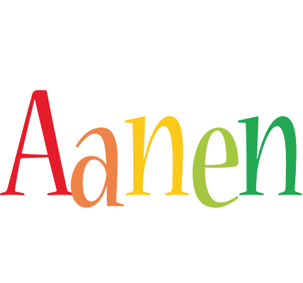 Aanen birthday logo