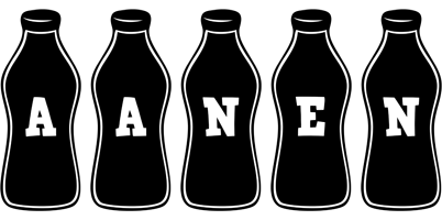 Aanen bottle logo