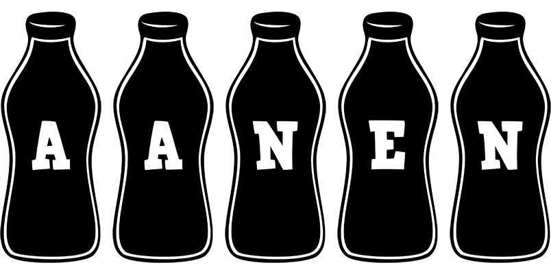 Aanen bottle logo