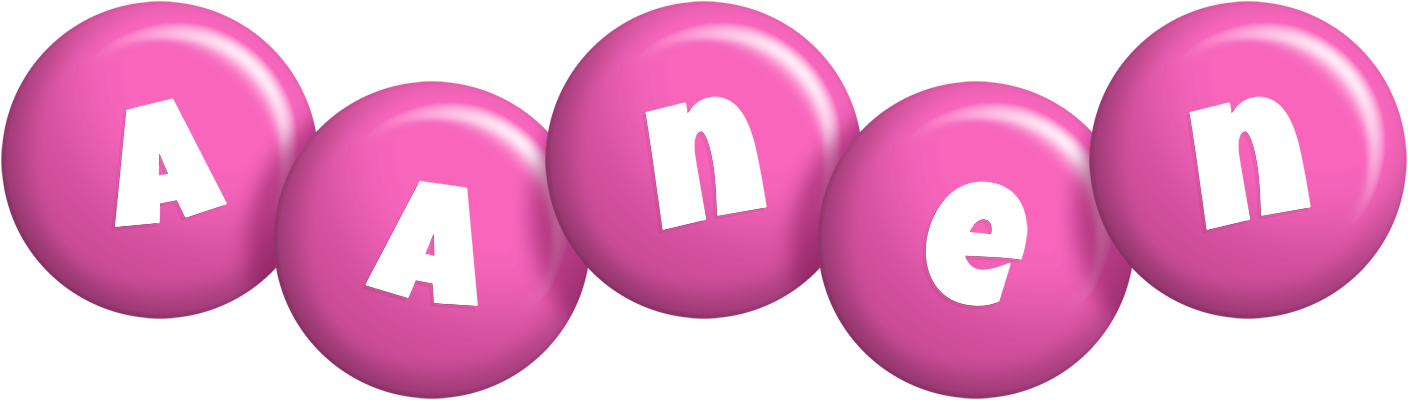 Aanen candy-pink logo