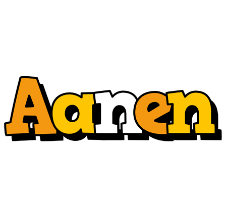Aanen cartoon logo