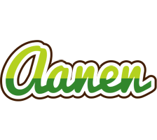 Aanen golfing logo