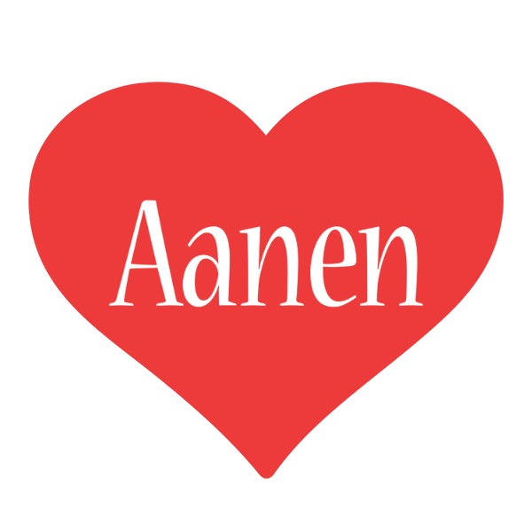 Aanen love logo