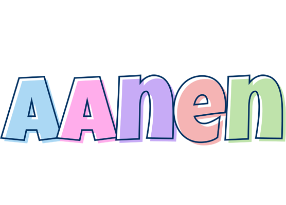Aanen pastel logo
